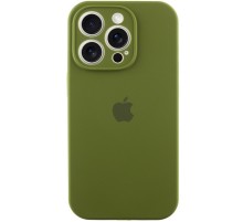 Чохол Silicone Case Full Camera Protective (AA) для Apple iPhone 12 Pro Max (6.7") Зелений / Dark Olive / PVH