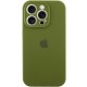 Чохол Silicone Case Full Camera Protective (AA) для Apple iPhone 12 Pro Max (6.7") Зелений / Dark Olive / PVH