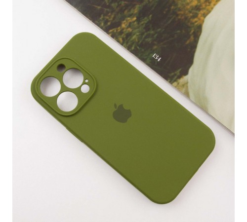 Чохол Silicone Case Full Camera Protective (AA) для Apple iPhone 12 Pro Max (6.7") Зелений / Dark Olive / PVH Чохол Silicone Case Full Camera Protective (AA) для Apple iPhone 12 Pro Max (6.7") Зелений / Dark Olive / PVH