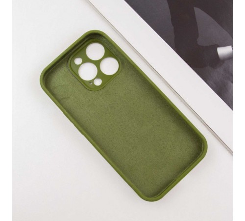 Чохол Silicone Case Full Camera Protective (AA) для Apple iPhone 12 Pro Max (6.7") Зелений / Dark Olive / PVH Чохол Silicone Case Full Camera Protective (AA) для Apple iPhone 12 Pro Max (6.7") Зелений / Dark Olive / PVH