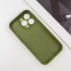 Чохол Silicone Case Full Camera Protective (AA) для Apple iPhone 12 Pro Max (6.7") Зелений / Dark Olive / PVH