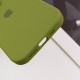 Чохол Silicone Case Full Camera Protective (AA) для Apple iPhone 12 Pro Max (6.7") Зелений / Dark Olive / PVH