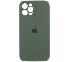 Чохол Silicone Case Full Camera Protective (AA) для Apple iPhone 12 Pro Max (6.7") Зелений / Cyprus Green / PVH