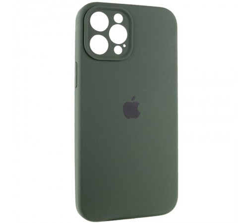 Чохол Silicone Case Full Camera Protective (AA) для Apple iPhone 12 Pro Max (6.7") Зелений / Cyprus Green / PVH Чохол Silicone Case Full Camera Protective (AA) для Apple iPhone 12 Pro Max (6.7") Зелений / Cyprus Green / PVH