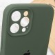 Чохол Silicone Case Full Camera Protective (AA) для Apple iPhone 12 Pro Max (6.7") Зелений / Cyprus Green / PVH