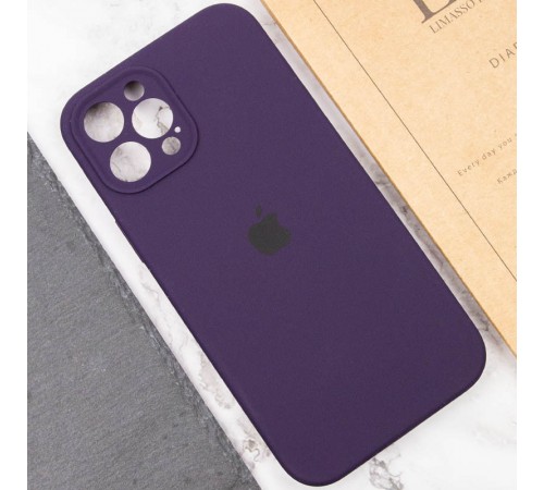 Чохол Silicone Case Full Camera Protective (AA) для Apple iPhone 12 Pro Max (6.7") Фіолетовий / Elderberry / PVH Чохол Silicone Case Full Camera Protective (AA) для Apple iPhone 12 Pro Max (6.7") Фіолетовий / Elderberry / PVH