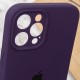 Чохол Silicone Case Full Camera Protective (AA) для Apple iPhone 12 Pro Max (6.7") Фіолетовий / Elderberry / PVH
