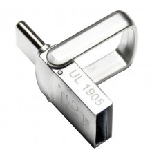 Флеш-накопичувач T&G 104 Metal Series 2in1 USB 3.0 (USB-A/C) — 32GB Срібний