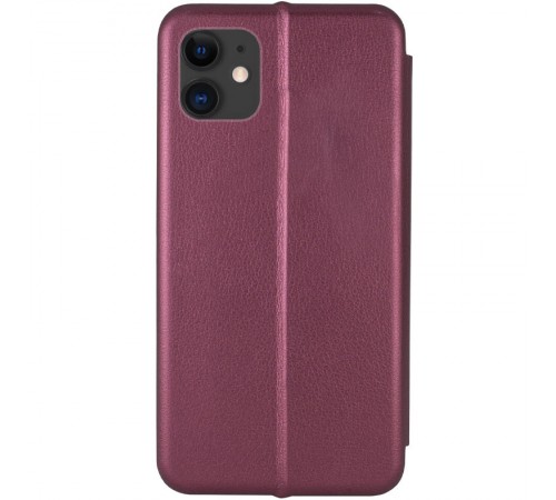 Шкіряний чохол-книжка Classy для Apple iPhone 11 (6.1") Бордовий Шкіряний чохол-книжка Classy для Apple iPhone 11 (6.1") Бордовий