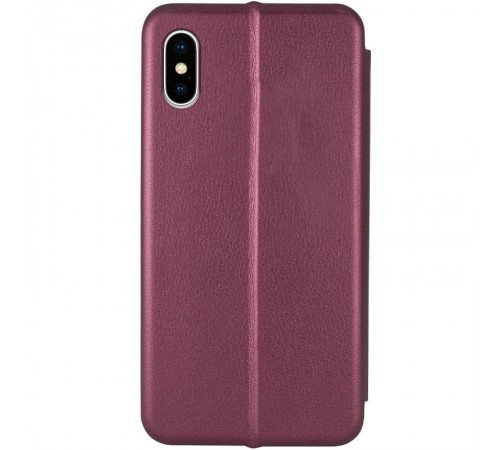 Шкіряний чохол-книжка Classy для Apple iPhone X / XS (5.8") Бордовий Шкіряний чохол-книжка Classy для Apple iPhone X / XS (5.8") Бордовий
