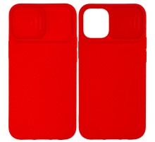Чохол Camshield Square TPU зі шторкою для камери для Apple iPhone 11 Pro Max (6.5") Червоний