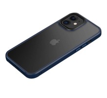 TPU+PC чохол Metal Buttons для Apple iPhone 11 (6.1") Синій