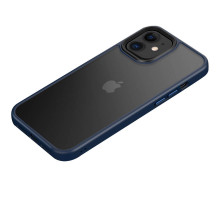 TPU+PC чохол Metal Buttons для Apple iPhone 11 (6.1") Синій / Navy Blue