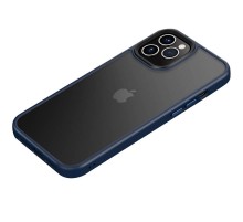 TPU+PC чохол Metal Buttons для Apple iPhone 11 Pro Max (6.5") Синій