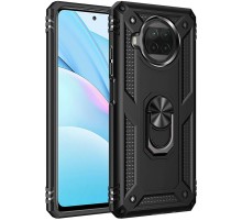 Ударостійкий чохол Serge Ring for Magnet для Xiaomi Mi 10T Lite / Redmi Note 9 Pro 5G Чорний