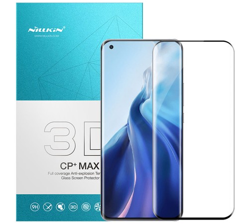 Захисне скло Nillkin (CP+ max 3D) для Xiaomi Mi 11 / Mi 11 Pro Чорний Захисне скло Nillkin (CP+ max 3D) для Xiaomi Mi 11 / Mi 11 Pro Чорний
