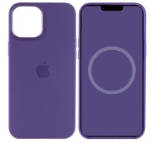 Чохол Silicone case (AAA) with Magsafe and Animation для Apple iPhone 12 Pro / 12 (6.1") Фіолетовий / Amethyst