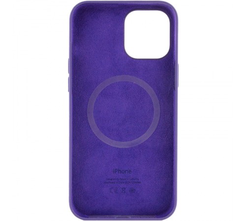 Чохол Silicone case (AAA) with Magsafe and Animation для Apple iPhone 12 Pro / 12 (6.1") Фіолетовий / Amethyst Чохол Silicone case (AAA) with Magsafe and Animation для Apple iPhone 12 Pro / 12 (6.1") Фіолетовий / Amethyst