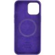 Чохол Silicone case (AAA) with Magsafe and Animation для Apple iPhone 12 Pro / 12 (6.1") Фіолетовий / Amethyst