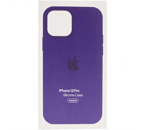 Чохол Silicone case (AAA) with Magsafe and Animation для Apple iPhone 12 Pro / 12 (6.1") Фіолетовий / Amethyst Чохол Silicone case (AAA) with Magsafe and Animation для Apple iPhone 12 Pro / 12 (6.1") Фіолетовий / Amethyst