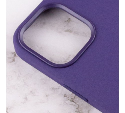 Чохол Silicone case (AAA) with Magsafe and Animation для Apple iPhone 12 Pro / 12 (6.1") Фіолетовий / Amethyst Чохол Silicone case (AAA) with Magsafe and Animation для Apple iPhone 12 Pro / 12 (6.1") Фіолетовий / Amethyst