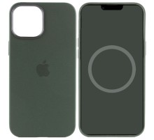 Чохол Silicone case (AAA) with Magsafe and Animation для Apple iPhone 12 Pro / 12 (6.1") Зелений / Cyprus Green