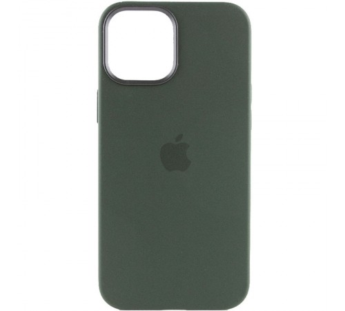 Чохол Silicone case (AAA) with Magsafe and Animation для Apple iPhone 12 Pro / 12 (6.1") Зелений / Cyprus Green