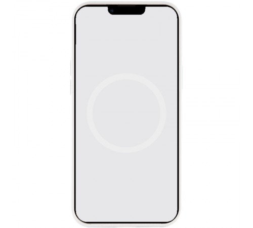 Чохол Silicone case (AAA) with Magsafe and Animation для Apple iPhone 12 Pro / 12 (6.1") Білий / White