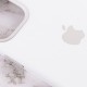 Чохол Silicone case (AAA) with Magsafe and Animation для Apple iPhone 12 Pro / 12 (6.1") Білий / White