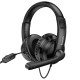 Накладні навушники Hoco W103 Magic Tour Gaming (3.5mm/1.2m) Чорний