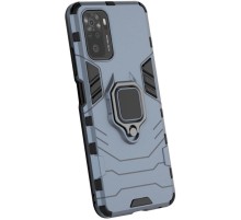 Ударостійкий чохол Transformer Ring for Magnet для Xiaomi Redmi Note 10 / Note 10s Сірий / Metal slate