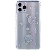 TPU+Glass чохол Aurora Space для Apple iPhone 11 Pro Max (6.5") Планети