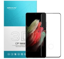 Захисне скло Nillkin (CP+ max 3D) для Samsung Galaxy S21 Ultra Чорний