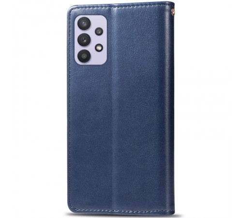 Шкіряний чохол-книжка GETMAN Gallant (PU) для Samsung Galaxy A32 4G Синій Шкіряний чохол-книжка GETMAN Gallant (PU) для Samsung Galaxy A32 4G Синій