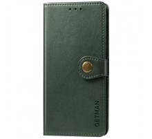 Шкіряний чохол-книжка GETMAN Gallant (PU) для Samsung Galaxy A32 4G Зелений