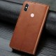 Шкіряний чохол-книжка GETMAN Gallant (PU) для Xiaomi Redmi Note 5 Pro / Note 5 (AI Dual Camera) Коричневий
