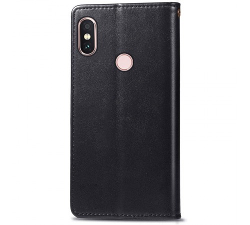 Шкіряний чохол-книжка GETMAN Gallant (PU) для Xiaomi Redmi Note 5 Pro / Note 5 (AI Dual Camera) Чорний Шкіряний чохол-книжка GETMAN Gallant (PU) для Xiaomi Redmi Note 5 Pro / Note 5 (AI Dual Camera) Чорний