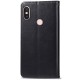 Шкіряний чохол-книжка GETMAN Gallant (PU) для Xiaomi Redmi Note 5 Pro / Note 5 (AI Dual Camera) Чорний