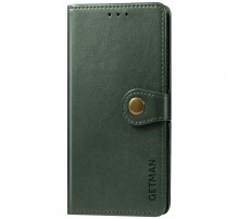 Шкіряний чохол-книжка GETMAN Gallant (PU) для Xiaomi Redmi Note 5 Pro / Note 5 (AI Dual Camera) Зелений