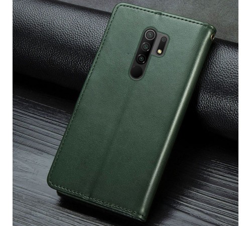 Шкіряний чохол книжка GETMAN Gallant (PU) для Xiaomi Redmi Note 8 Pro Зелений Шкіряний чохол книжка GETMAN Gallant (PU) для Xiaomi Redmi Note 8 Pro Зелений