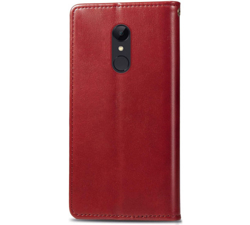 Шкіряний чохол-книжка GETMAN Gallant (PU) для Xiaomi Redmi Note 4X / Note 4 (Snapdragon) Червоний