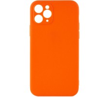 Силіконовий чохол Candy Full Camera для Apple iPhone 11 Pro Max (6.5") Помаранчевий / Orange