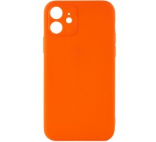 Силіконовий чохол Candy Full Camera для Apple iPhone 12 (6.1") Помаранчевий / Orange