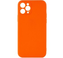 Силіконовий чохол Candy Full Camera для Apple iPhone 12 Pro Max (6.7") Помаранчевий / Orange