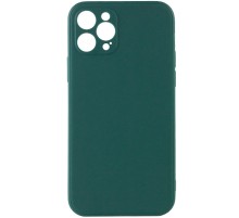 Силіконовий чохол Candy Full Camera для Apple iPhone 12 Pro Max (6.7") Зелений / Forest green