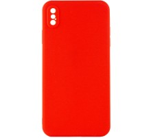 Силіконовий чохол Candy Full Camera для Apple iPhone XS Max (6.5") Червоний / Red