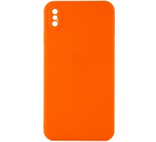 Силіконовий чохол Candy Full Camera для Apple iPhone XS Max (6.5") Помаранчевий / Orange