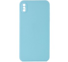 Силіконовий чохол Candy Full Camera для Apple iPhone XS Max (6.5") Бірюзовий / Turquoise