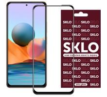 Захисне скло SKLO 3D для Xiaomi Redmi Note 10 Pro Чорний