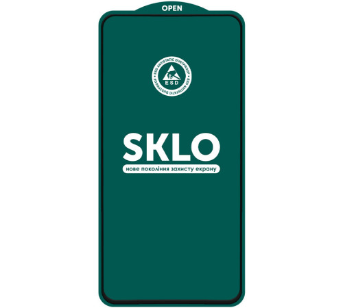 Захисне скло SKLO 5D (тех.пак) для Xiaomi Redmi Note 10 Pro / 11 Pro 4G/5G / 11E Pro / 12 Pro 4G Чорний